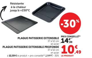 Plaque pâtisserie extensible ou plaque pâtisserie extensible profonde