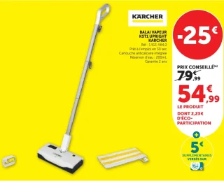 Balai Vapeur KST1 Upright Karcher