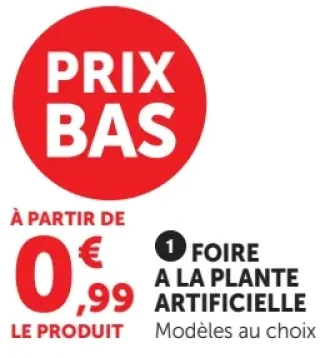 Foire à la plante artificielle