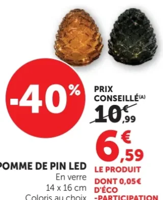 Pomme de pin LED