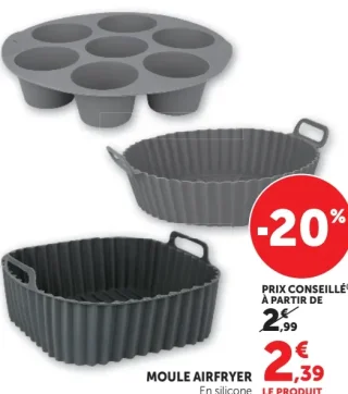 Moule Airfryer en silicone