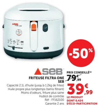 Friteuse Filtra One Seb FF162100