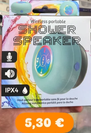 Wireless portable SHOWER SPEAKER Haut-parleur transportable sans fil pour la douche