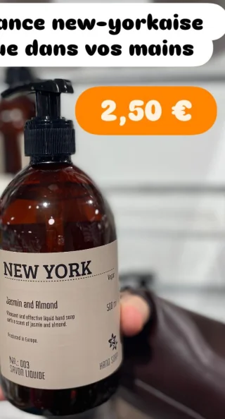 Savon liquide New York Jasmin and Almond