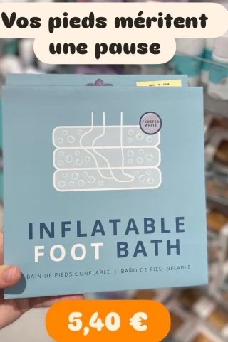 Inflatable Foot Bath Bain de pieds gonflable