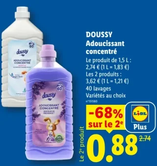 Adoucissant concentré DOUSSY