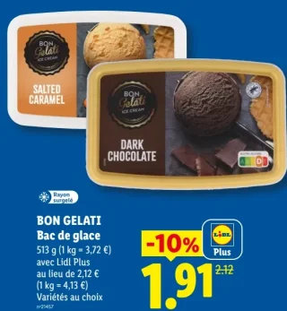 Bon Gelati Bac de glace