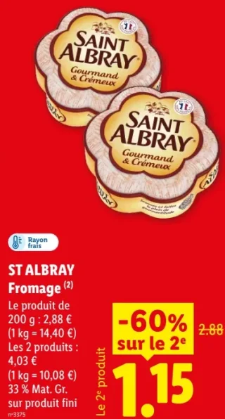 ST ALBRAY Fromage