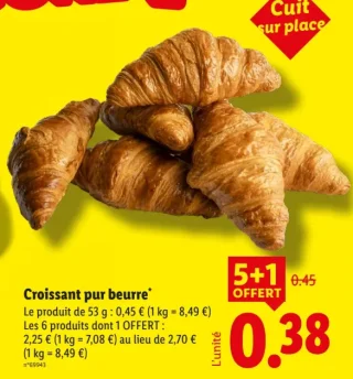 Croissant pur beurre