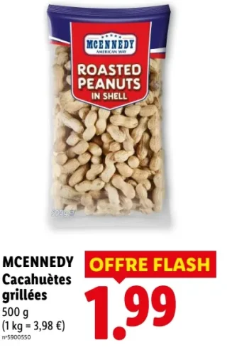 MCENNEDY Cacahuètes grillées