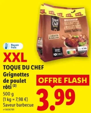 XXL TOQUE DU CHEF Grignottes de poulet rôti