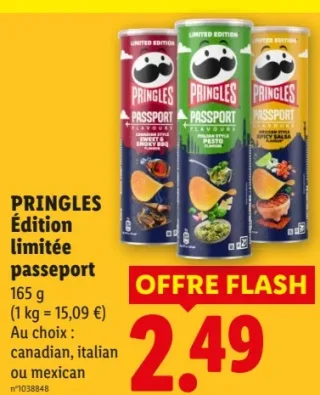 PRINGLES Édition limitée passeport