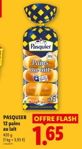 Brioche Pasquier Pains au lait