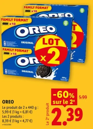 Oreo Original Lot x2