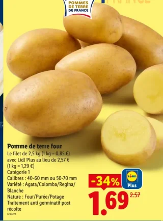 Pomme de terre four