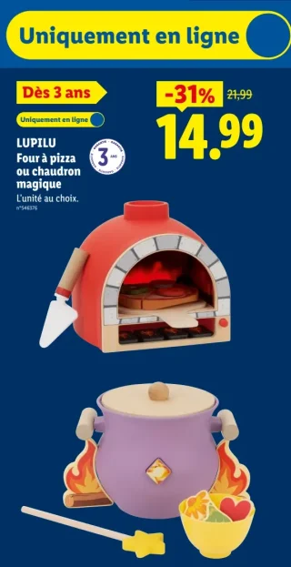 LUPILU Four à pizza ou chaudron magique