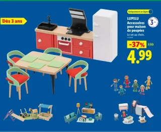 LUPILU Accessoires pour maison de poupées