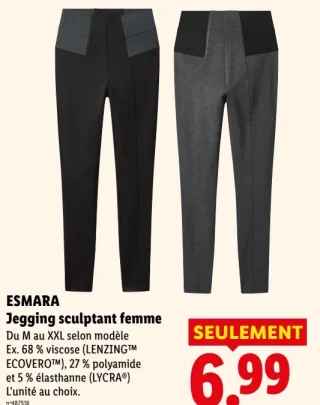 ESMARA Jegging sculptant femme