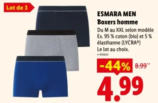 ESMARA MEN Boxers homme