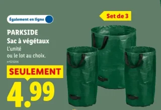 PARKSIDE Sac à végétaux (Set de 3)