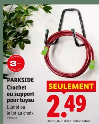 PARKSIDE Crochet ou support pour tuyau