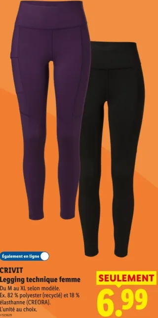 CRIVIT Legging technique femme