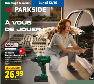 PARKSIDE Perceuse-visseuse sans fil