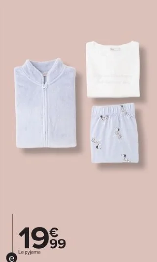 Pyjama 3 pièces femme Tex