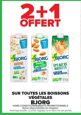 Boissons végétales Bjorg