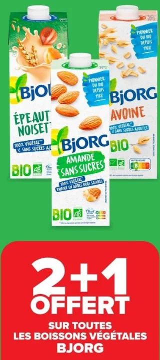 Boissons végétales Bjorg