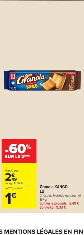 Granola KANGO LU