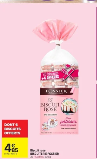 Biscuit rose BISCUITERIE FOSSIER