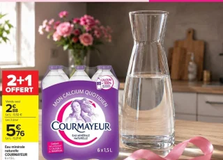 Eau minérale naturelle Courmayeur