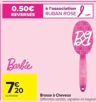 Brosse à Cheveux Barbie