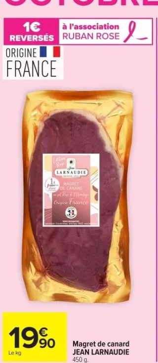 Magret de canard JEAN LARNAUDIE