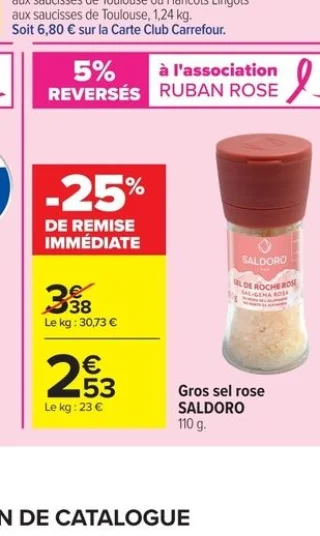 Gros sel rose SALDORO