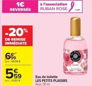 Eau de toilette LES PETITS PLAISIRS Rose