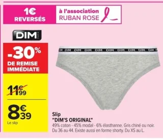 Slip "DIM'S ORIGINAL"