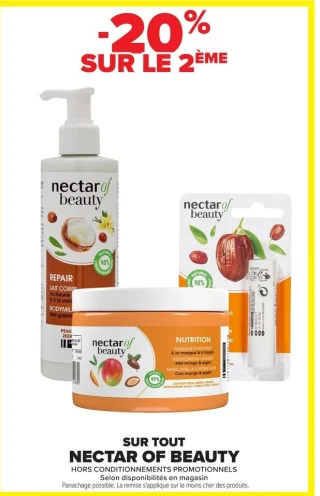 Gamme NECTAR OF BEAUTY