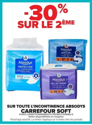 Incontinence Absodys CARREFOUR SOFT