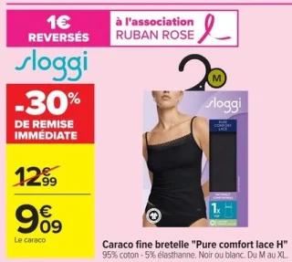 Caraco fine bretelle "Pure comfort lace H" Sloggi