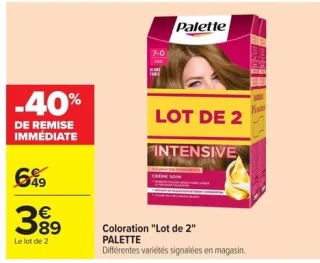 Coloration "Lot de 2" PALETTE