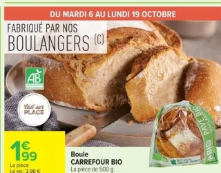 Boule CARREFOUR BIO