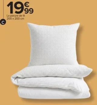 Parure de lit "Waffle" Tex Home