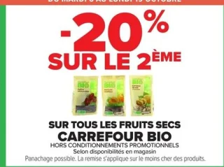Fruits secs CARREFOUR BIO