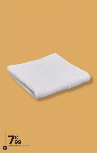 Serviette "Waffle" Tex Home