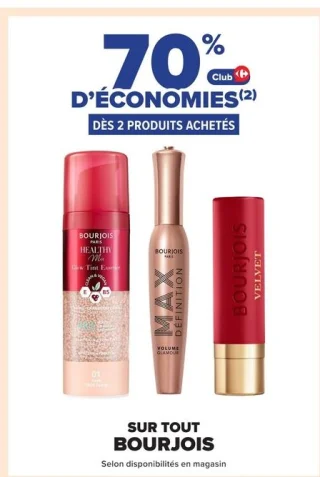 Toute la gamme Bourjois