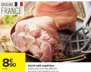 Jarret salé supérieur