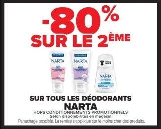 Tous les Déodorants Narta