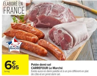 Potée demi-sel CARREFOUR Le Marché